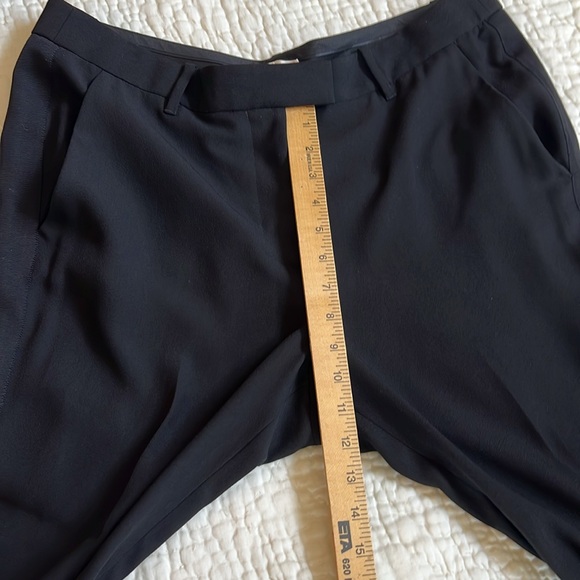 Rebecca Taylor Slim Tuxedo Pant Black Lined 12 NWT - Picture 6 of 16